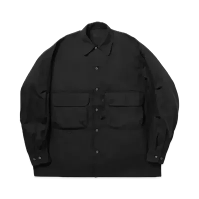 DAIWA PIER39 Tech Sports Open Collar Shirt L/S "Black"