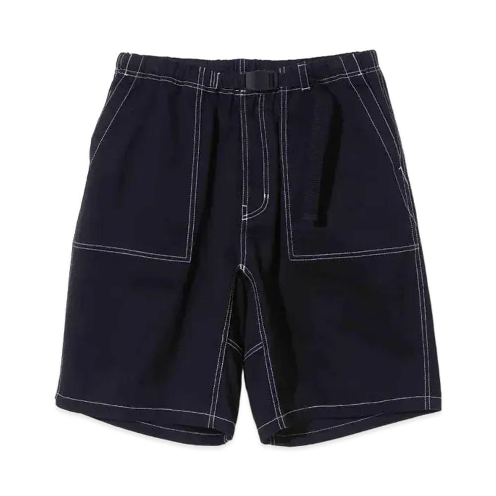 XLARGE STITCH WORK EASY SHORT PANTS "Black"