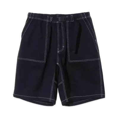 XLARGE STITCH WORK EASY SHORT PANTS "Black"