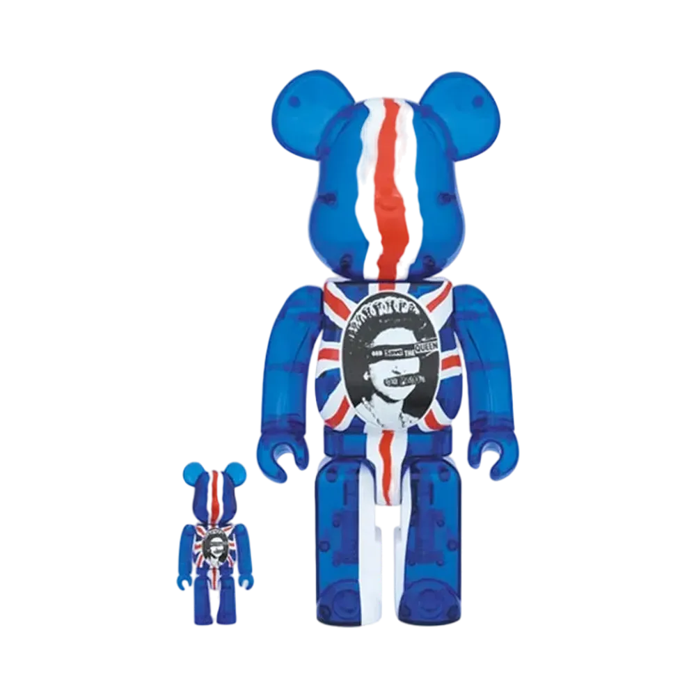 Bearbrick God Save The Queen Clear Ver. 100% & 400%