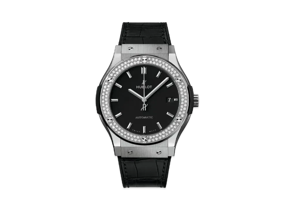 HUBLOT Classic Fusion Titanium Diamonds 42mm