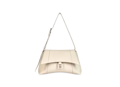 Balenciaga Women's Downtown Small Shoulder Bag "Beige"