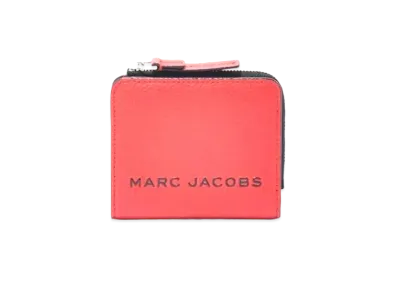Marc Jacobs The Bold Mini Compact Zip Wallet "True Red"