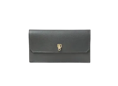 Valextra City Wallet "Dark Gray"