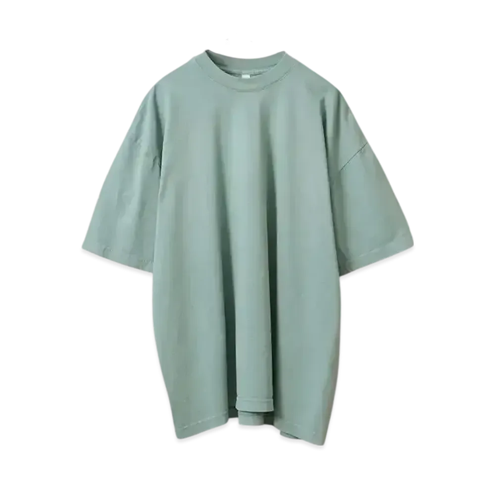 Los Angeles Apparel 6.5oz Garment Dye Crew Veck T-shirt "Atlantic Green"