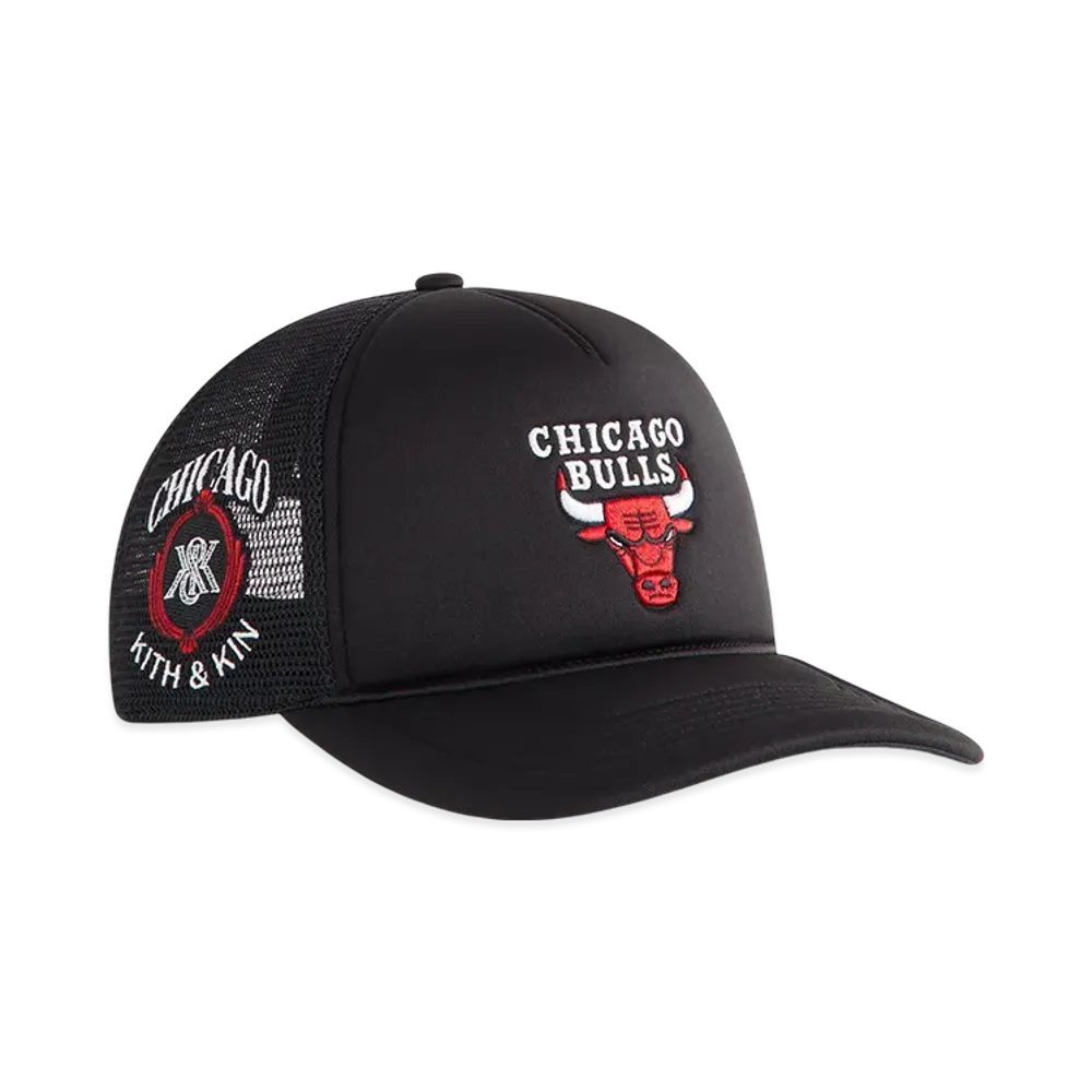 Kith x '47 For The Chicago Bulls Hitch Snapback Trucker Hat "Black"