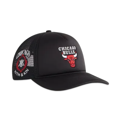 Kith x '47 For The Chicago Bulls Hitch Snapback Trucker Hat "Black"