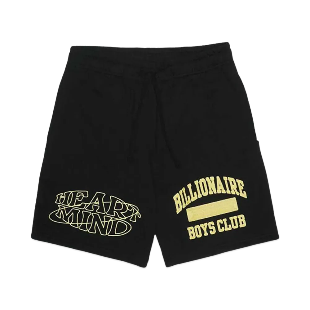 BILLIONAIRE BOYS CLUB BB HEART MIND STARS ZIPPER POCKET SHORTS "BLACK"
