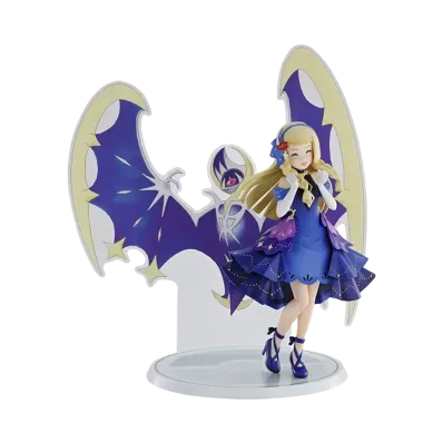 BANDAI "Ichiban Kuji" -Pokemon Masters EX 7th Anniversary- B Prize Lillie (21st Anniversary) & Lunala MASTERLISE PLUS