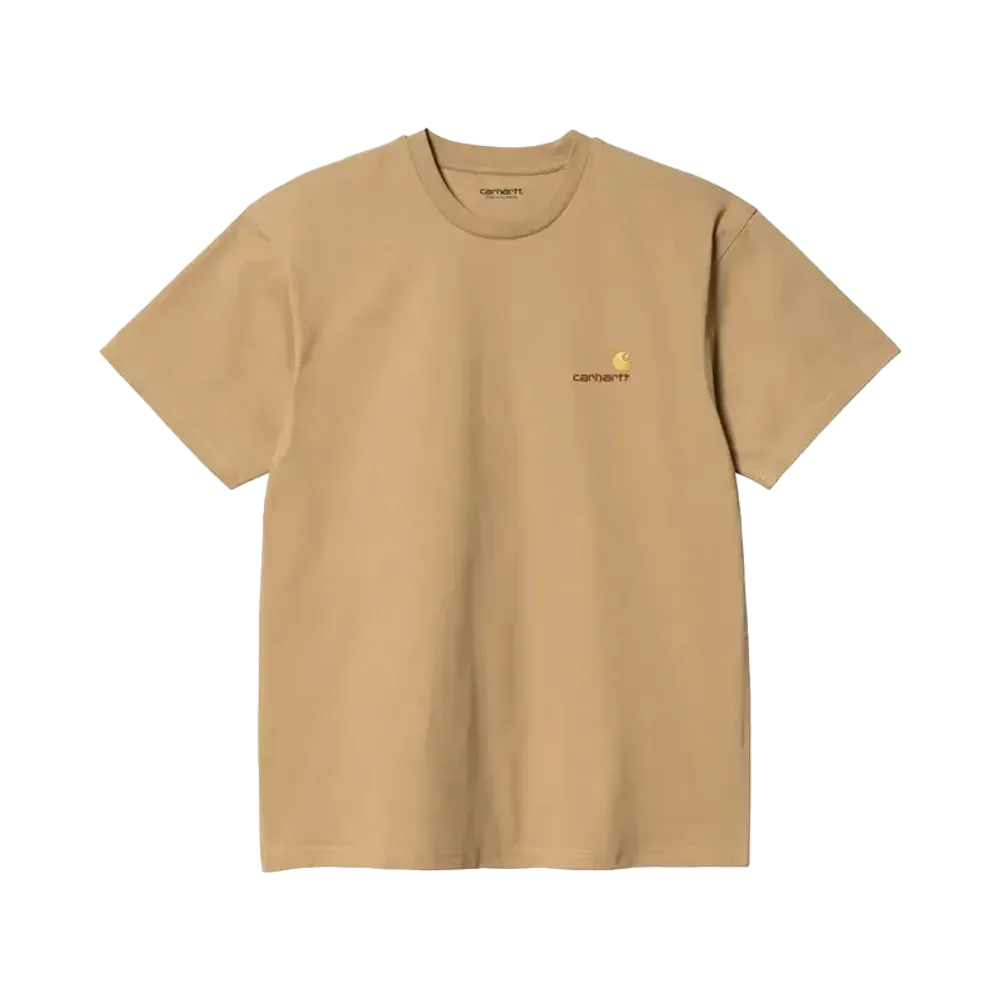 Carhartt WIP S/S American Script T-Shirt "Dusty H Brown"