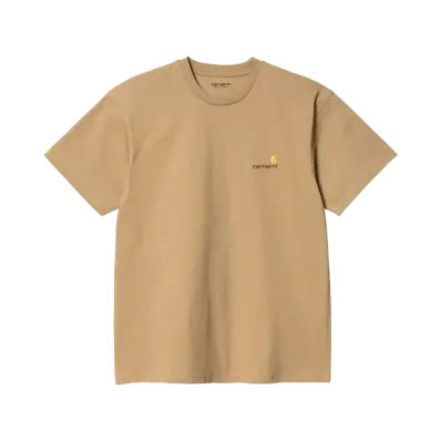 Carhartt WIP S/S American Script T-Shirt "Dusty H Brown"