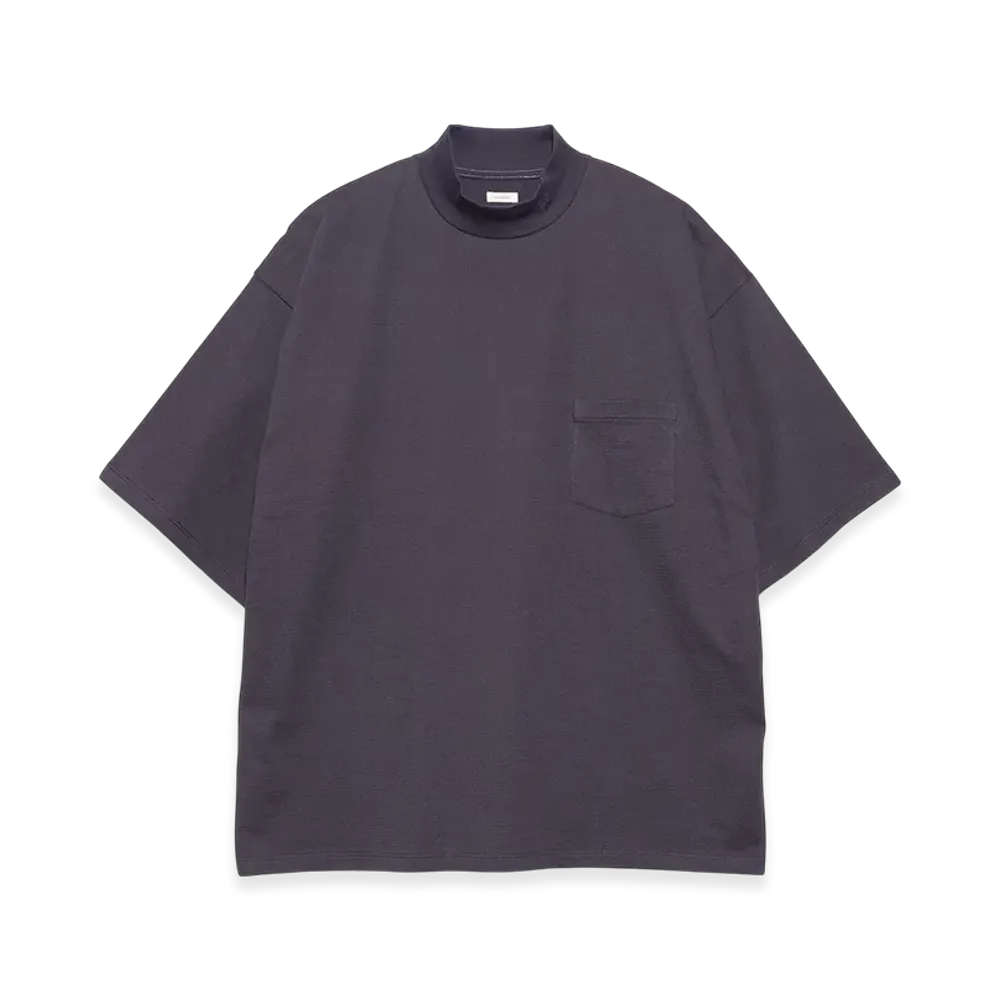 nanamica Mock Neck Tee "VintageNavy"