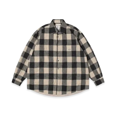 Stussy x Our Legacy Work Shop Borrowed Jacket Grey Beige Check "Grey/Beige Check"