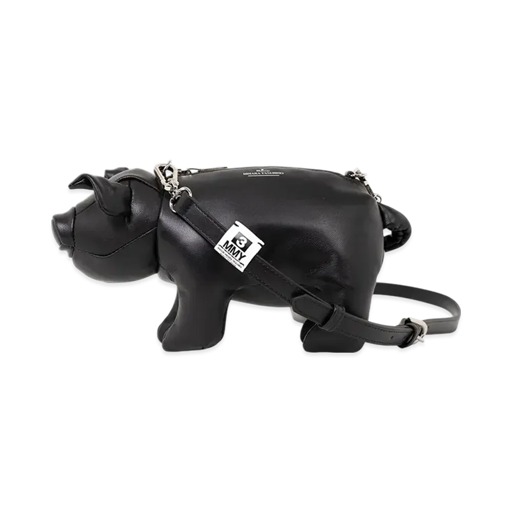 Maison MIHARA YASUHIRO "Dolls" Pig Mini Sholder Bag "Black"