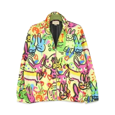 GUCCI Men's Bunny Jersey Jacket "Multicolor"