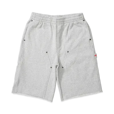 Supreme Double Knee Painter Sweatshort "Heather Grey"