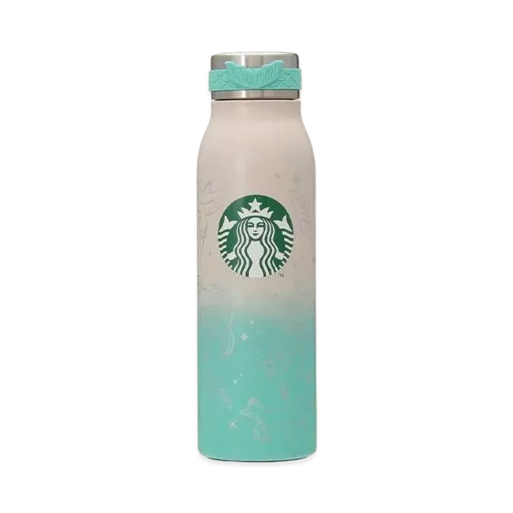 STARBUCKS Starbucks Anniversary 2024 Stainless Steel Bottle 444ml "Blue Green"