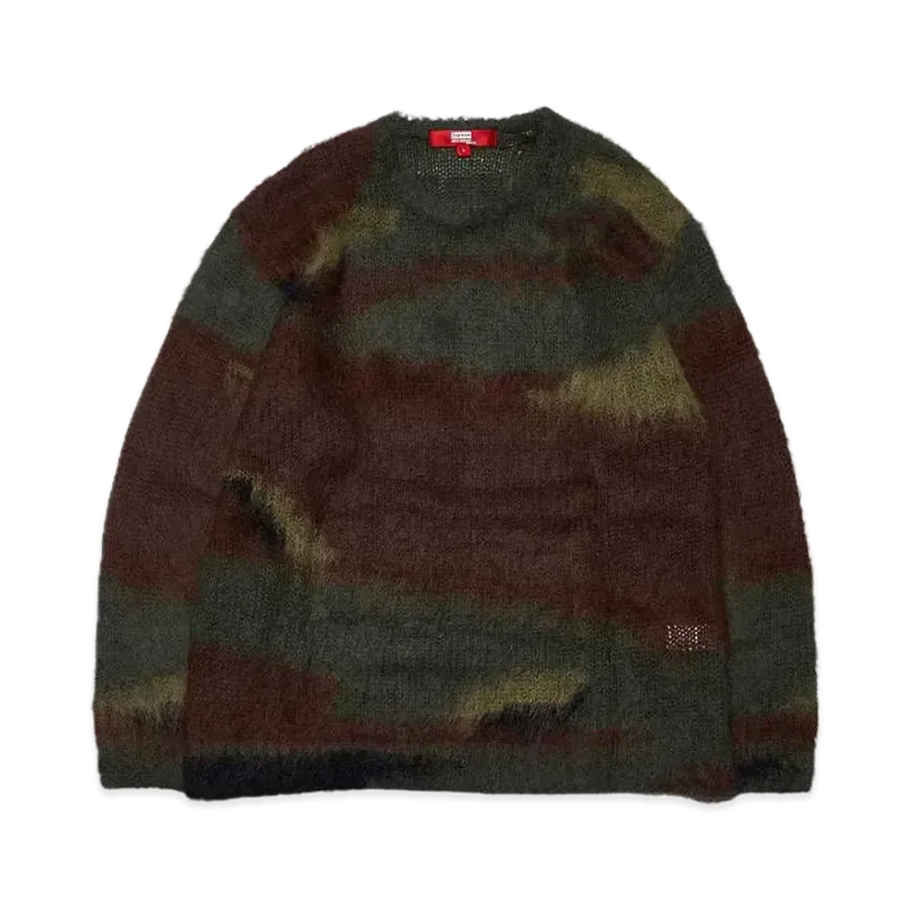 Supreme x JUNYA WATANABE COMME des GARCONS MAN Brushed Camo Sweater "Olive"