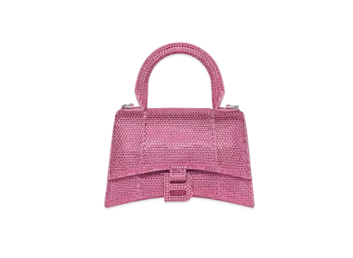 BALENCIAGA With Hourglass XS Handbag Line Stone "Pink"