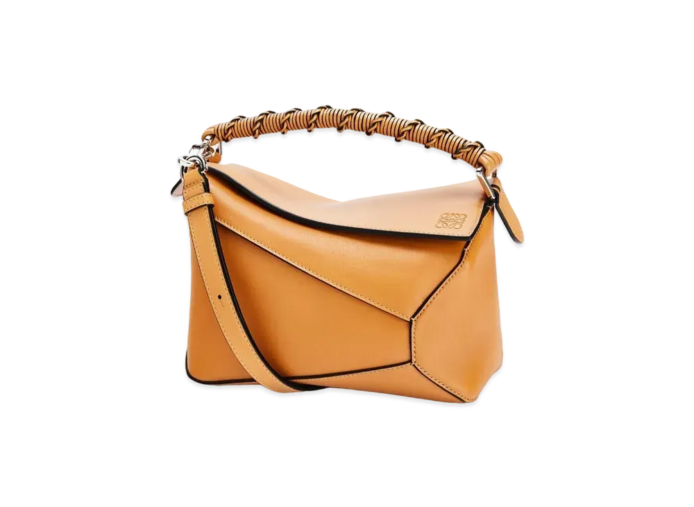 LOEWE Small Puzzle Edge Bag In Nappa Calfskin "Warm Desert"