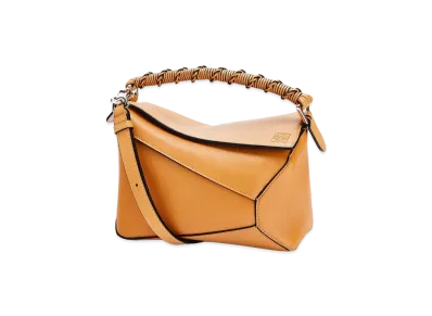LOEWE Small Puzzle Edge Bag In Nappa Calfskin "Warm Desert"
