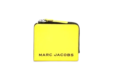 Marc Jacobs The Bold Mini Compact Zip Wallet "Vibrant Yellow"