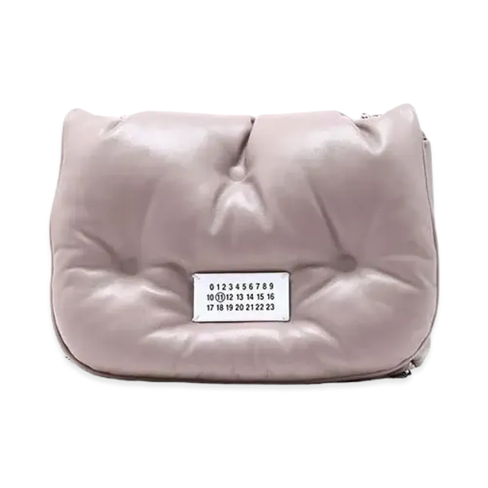 Maison Margiela Glam Slam Mini Flap Bag "Dove Grey"
