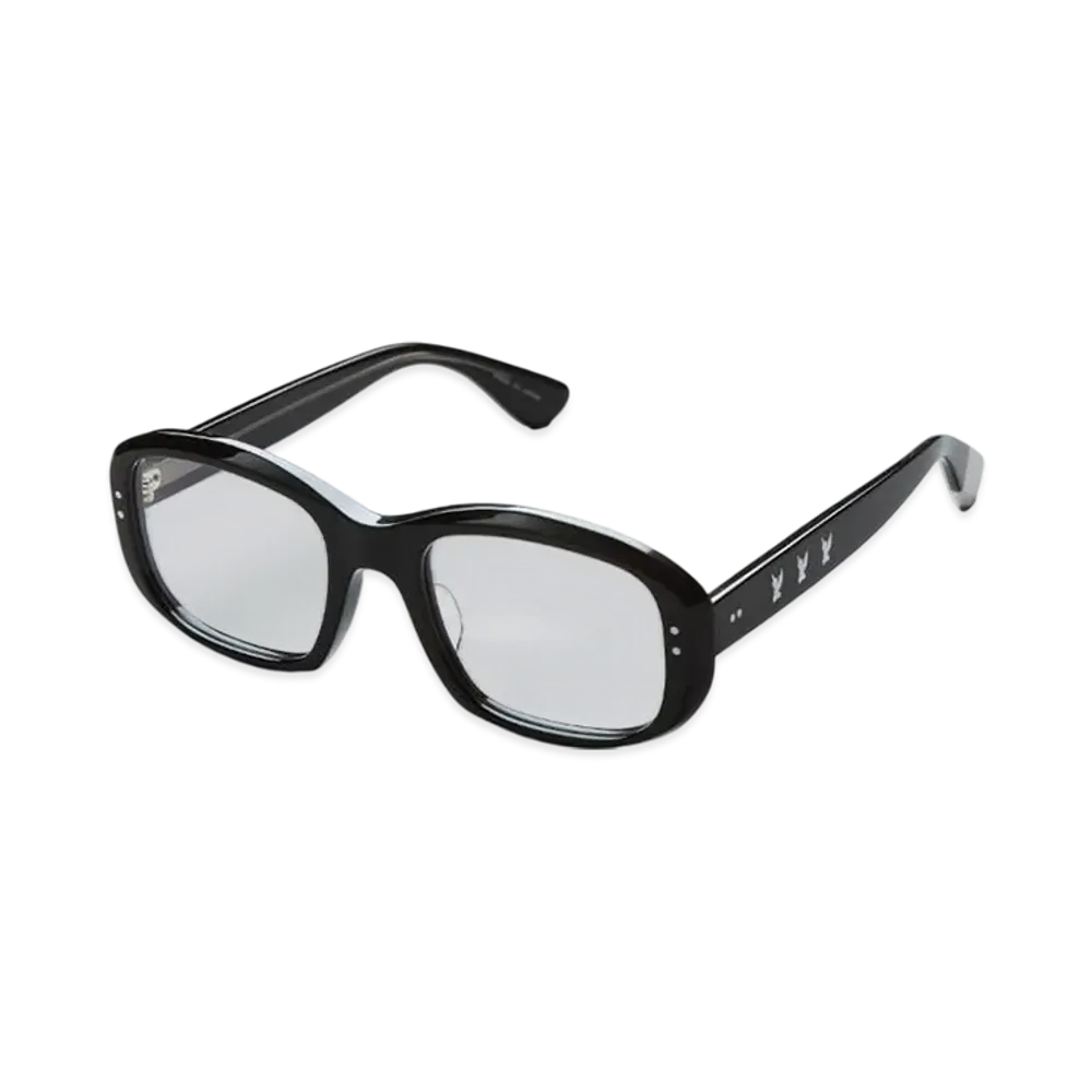 MASU Oval Shape Sunglasses "Black"
