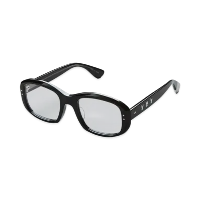 MASU Oval Shape Sunglasses "Black"