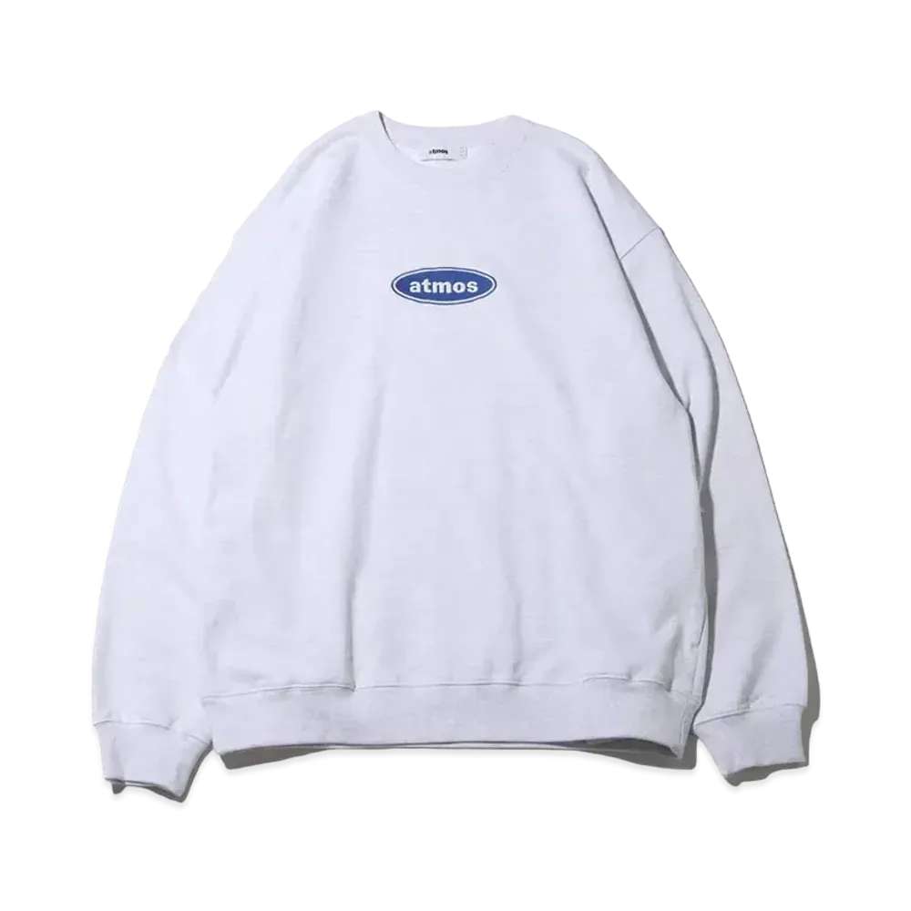 atmos Oval Logo Crewneck Sweatshirt "Grey"