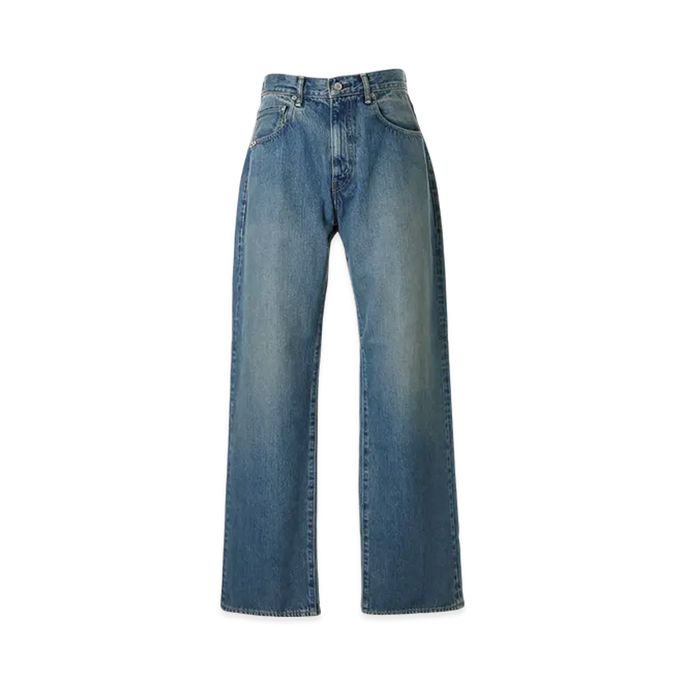 HYSTERIC GLAMOUR Loose Straight Denim Pants "Light Indigo Blue"