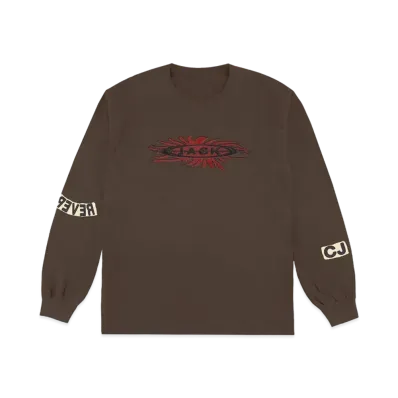Travis Scott Cactus Jack REVERSE JACK LONG SLEEVE TEE "Dark Brown"
