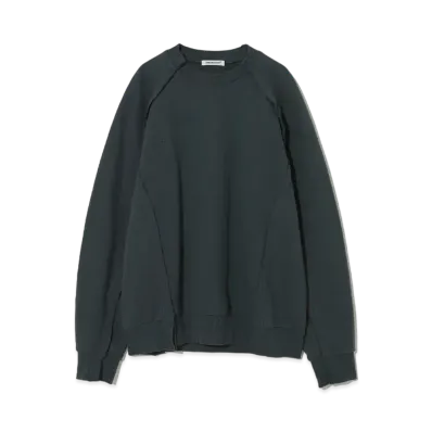 UNDERCOVER Cotton Fleece Pullover "Gray Green"