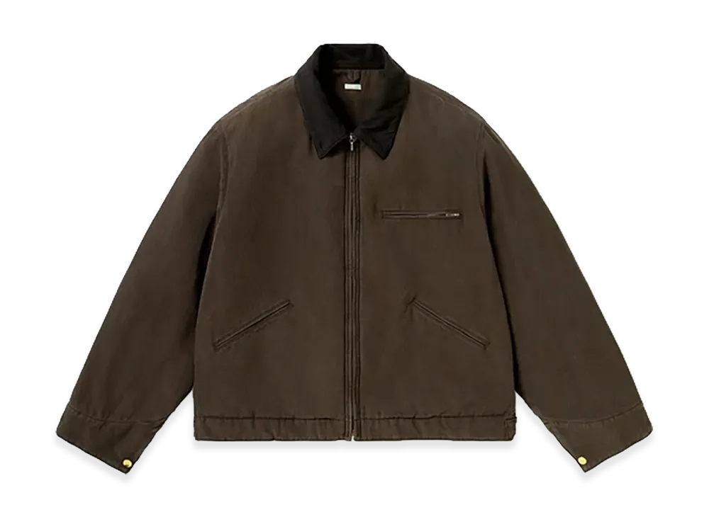 A.PRESSE Vintage Silk Cotton Detroit Jacket "Brown"