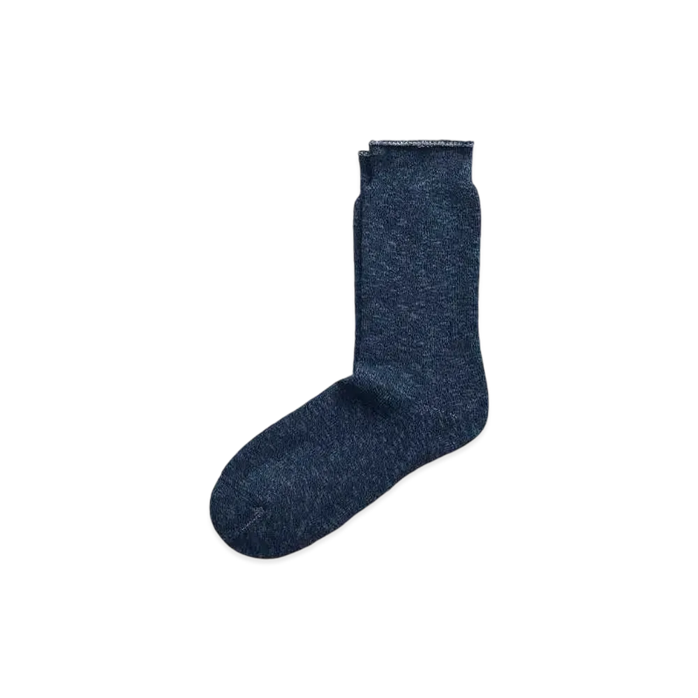 Polo Ralph Lauren Heathered Stretch Cotton Blend Socks "Blue"