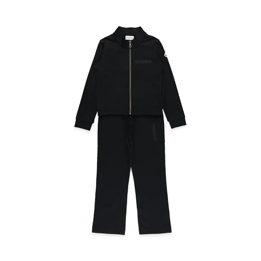 MONCLER Kids Sweatshirt And Pants Set "Black"