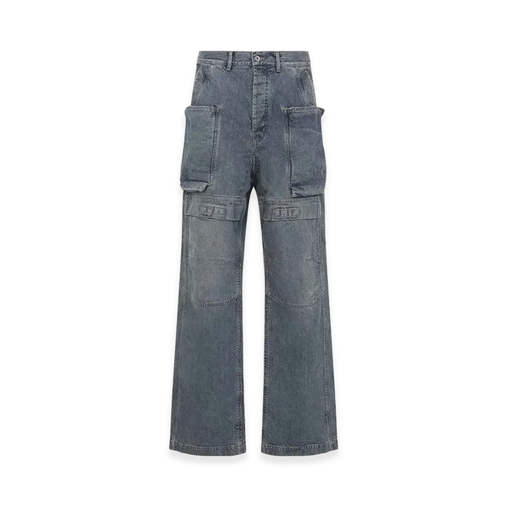 Rick Owens DRKSHDW Stefan Cargo Pants "Medium Wash"