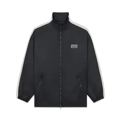 KENZO 'PARIS' Two-Tone Track Suit Tops "Black"