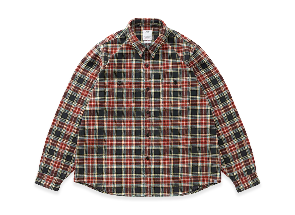 visvim Larrikan Check L/S "Red"