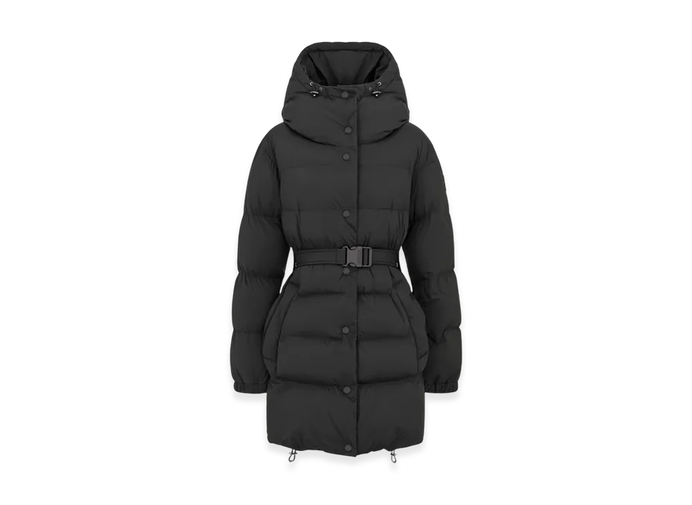 Dior Women's Dioralps Mid-Length Down Jacket with Belt "Black"