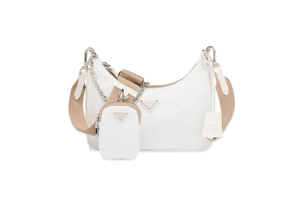 PRADA Re-Edition 2005 Re-Nylon Bag "White"