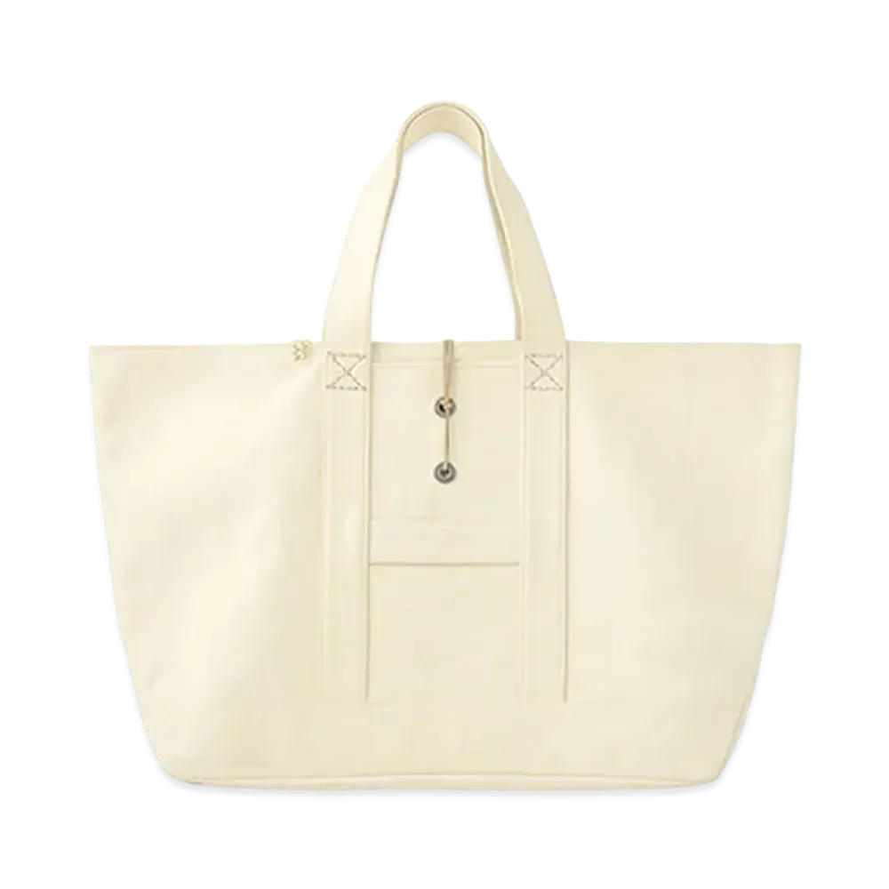 visvim HOMER TOTE (L) (FR VEG.LB) "Ivory"