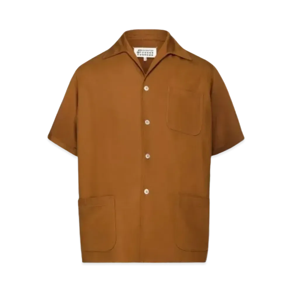 Maison Margiela Rayon Twill Shirt "Beige"