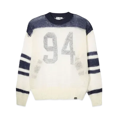 X-Girl Numbering Knit Top "White"