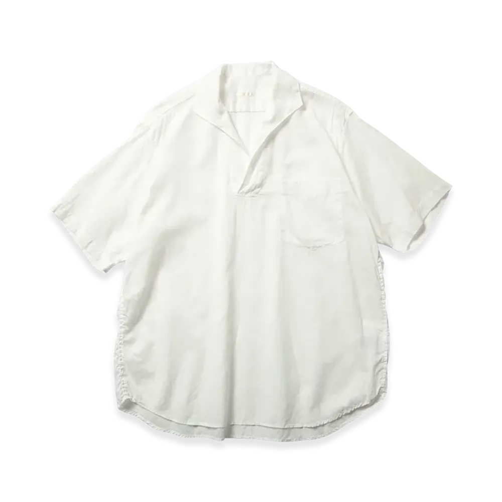 COMOLI Betashan Skipper S/S Shirt "White"