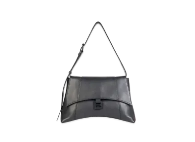 Balenciaga Women's Downtown Medium Shoulder Bag "Black"