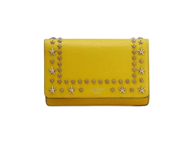 Jimmy Choo Palace Soft Grainy Calf Leather Mini Bag With Stars Studs "Sun"