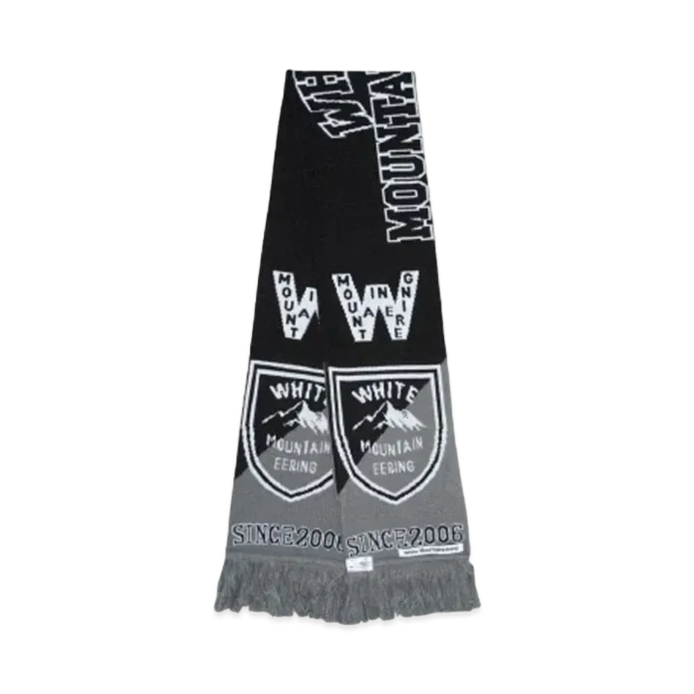 White Mountaineering WM FOOTBALL MUFFLER "BLACK"