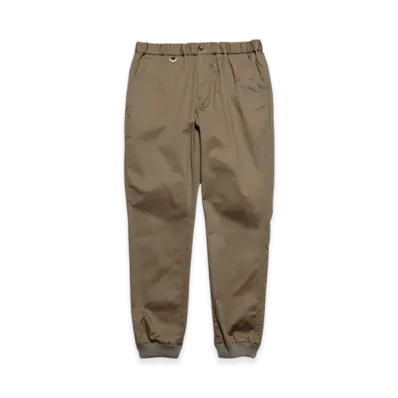 SOPHNET. Cotton Stretch Twill Slim-Fit Ribbed Pants "Khaki"