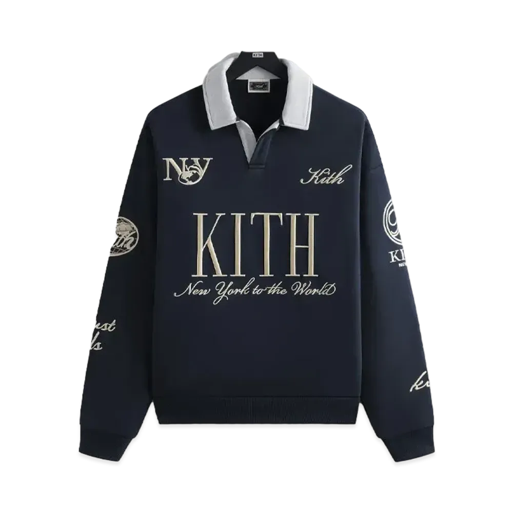 Kith Nelson Collared Pullover "Nocturnal"